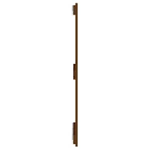Nástěnné čelo postele medově hnědé 140x3x90 cm masivní borovice - obrázek 5