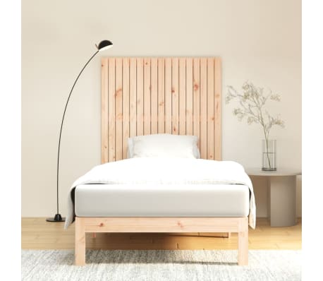 vidaXL Nástěnné čelo postele 108 x 3 x 110 cm masivní borové dřevo