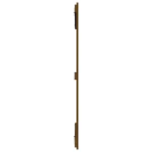 Nástěnné čelo postele medově hnědé 108x3x110cm masivní borovice - obrázek 5
