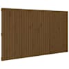 vidaXL seinale kinnitatav voodipeats, meepruun, 204x3x110 cm m&auml;nnipuit