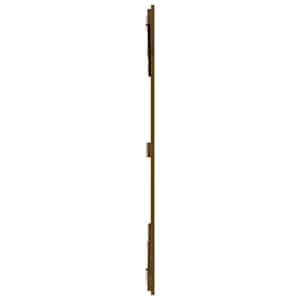 Nástěnné čelo postele medově hnědé 204x3x110cm masivní borovice - obrázek 5