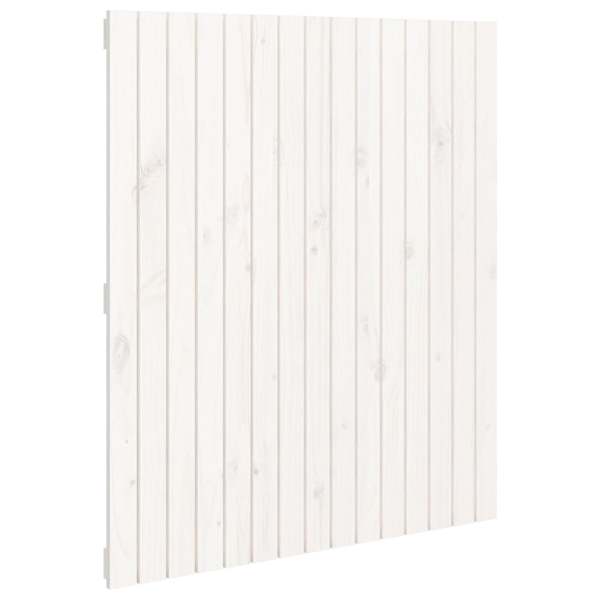 vidaXL seinale kinnitatav voodipeats, valge, 95,5x3x110 cm, m&auml;nnipuit