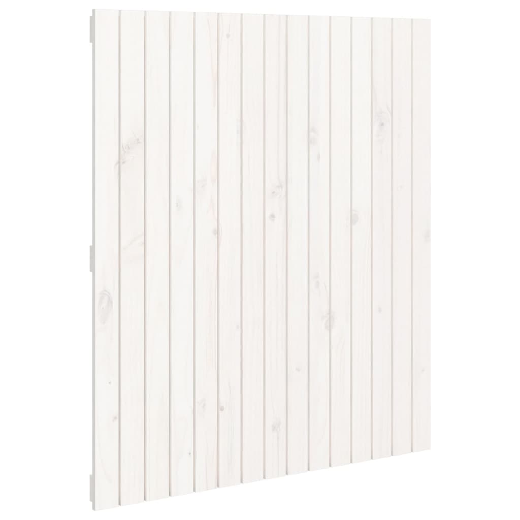 vidaXL Wandhoofdbord 95,5x3x110 cm massief grenenhout wit, foto 3