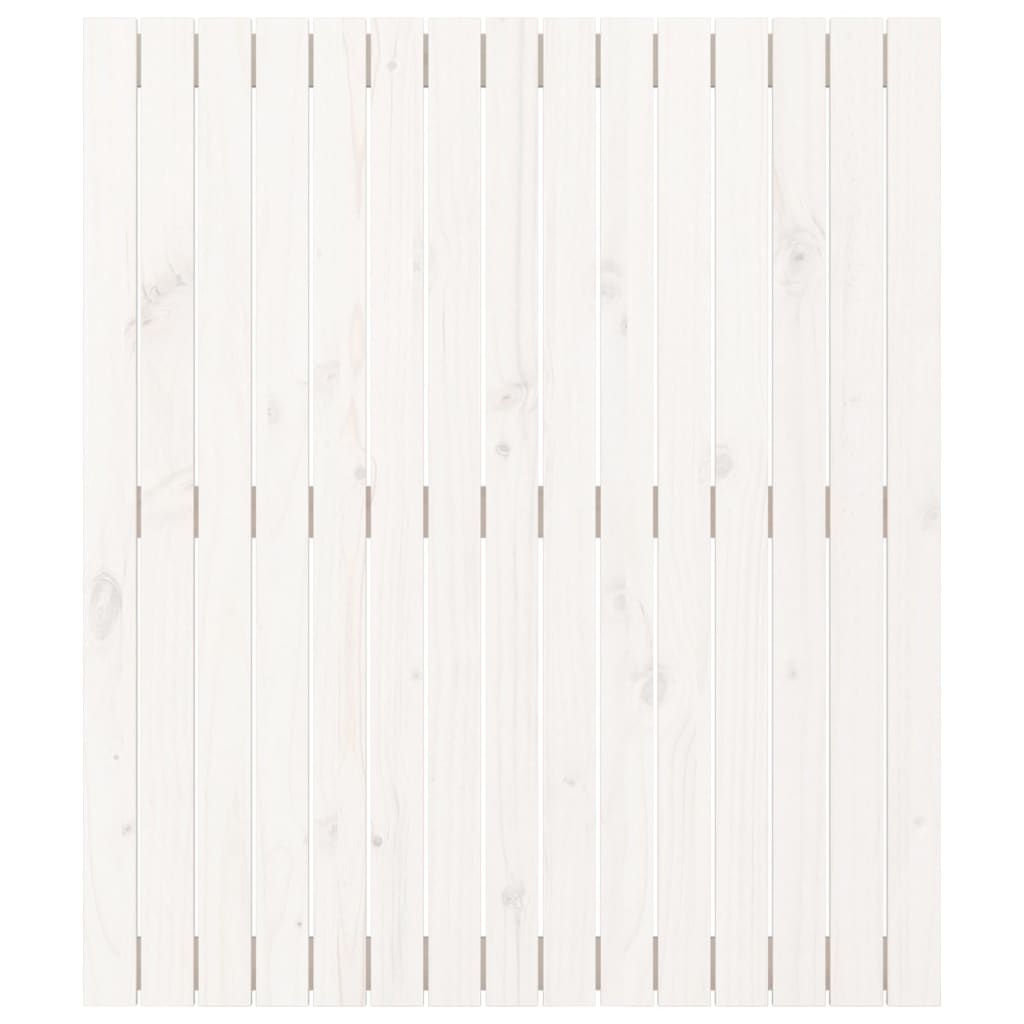 vidaXL Wandhoofdbord 95,5x3x110 cm massief grenenhout wit, foto 4