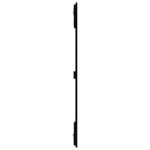 Nástěnné čelo postele černé 95,5x3x110 cm masivní borové dřevo - obrázek 5