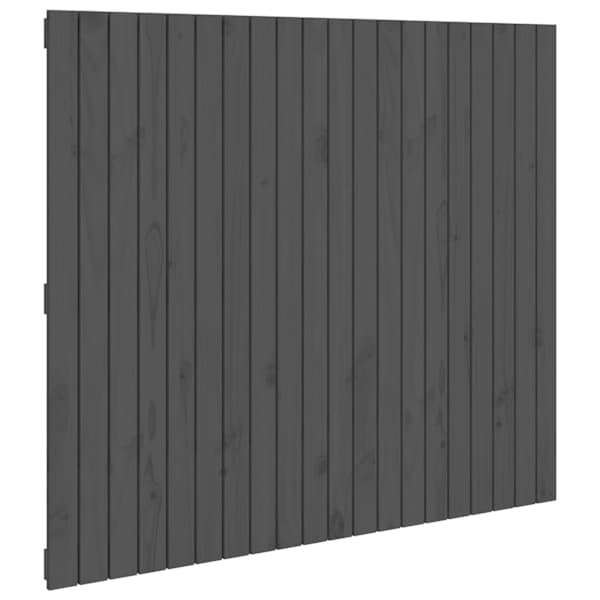 vidaXL seinale kinnitatav voodipeats, hall, 127,5x3x110 cm, m&auml;nnipuit