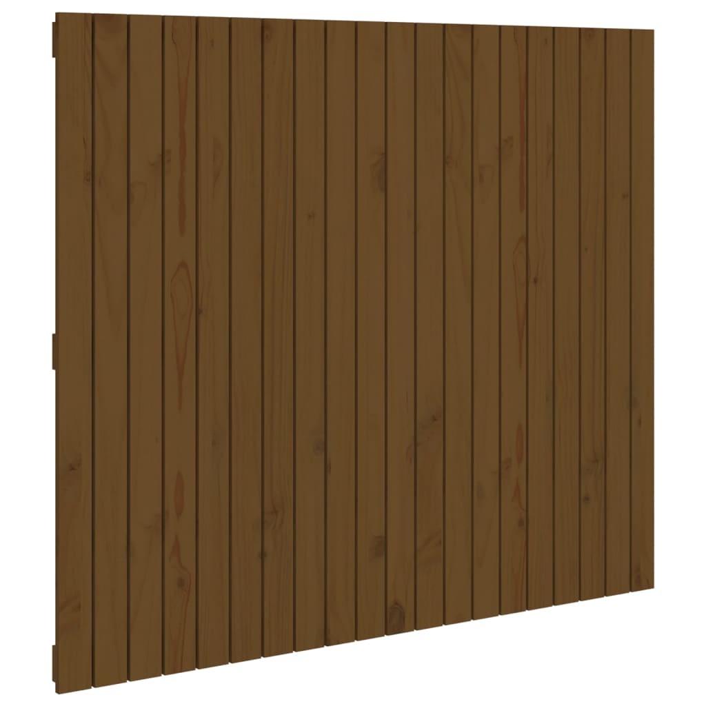 Thumbnail - vidaXL Wand-Kopfteil Honigbraun 127,5x3x110 cm Massivholz Kiefer