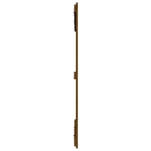 Nástěnné čelo postele medově hnědé 127,5x3x110 cm borové dřevo - obrázek 5