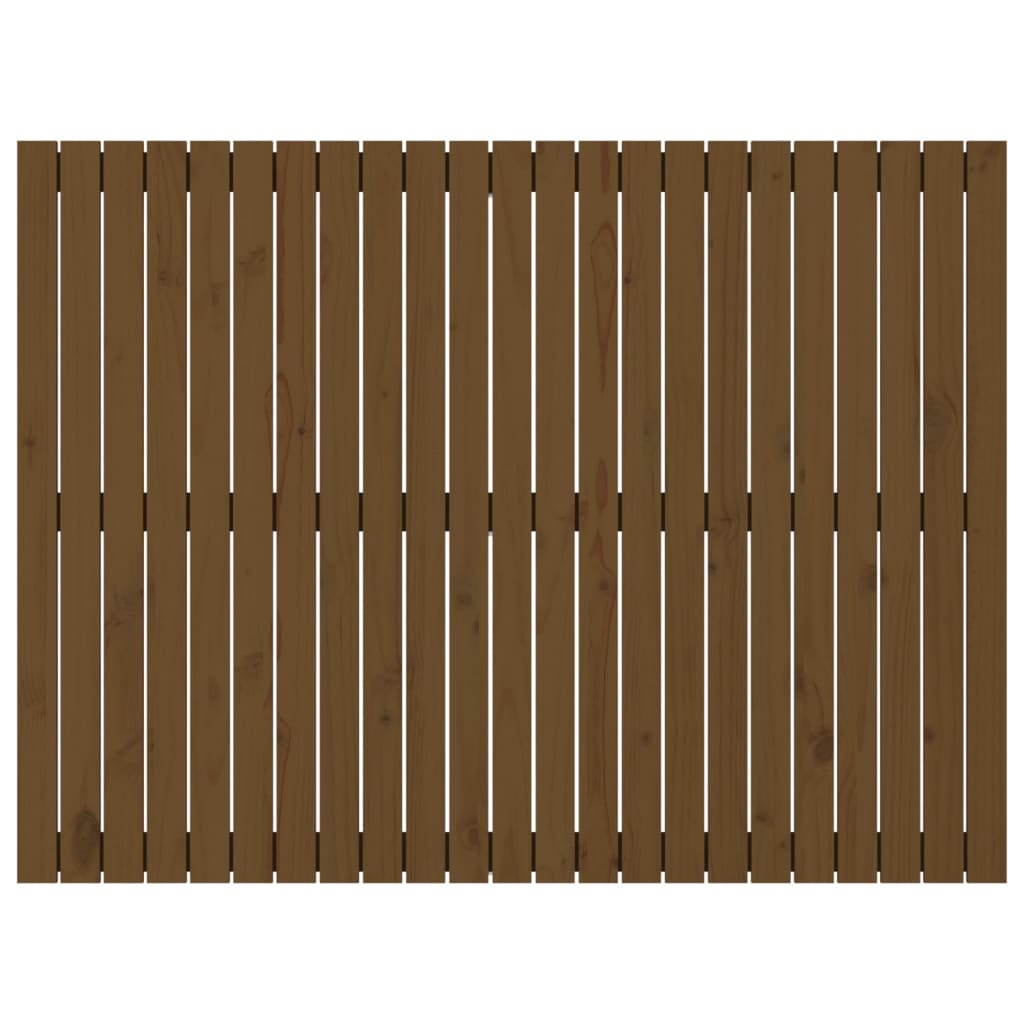 vidaXL Wandhoofdbord 146,5x3x110 cm massief grenenhout honingbruin bruin, foto 4