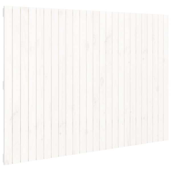 vidaXL seinale kinnitatav voodipeats, valge, 159,5x3x110 cm, m&auml;nnipuit