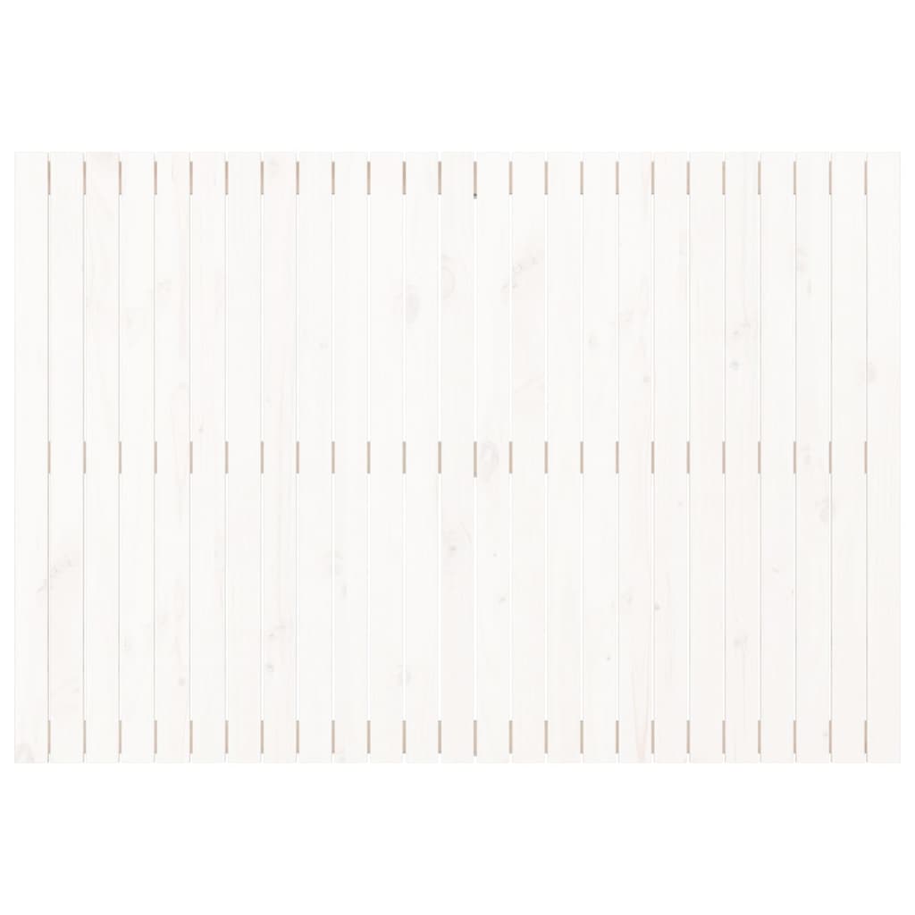 vidaXL Wandhoofdbord 159,5x3x110 cm massief grenenhout wit, foto 4