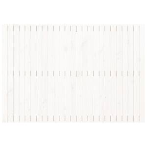 Nástěnné čelo postele bílé 159,5x3x110 cm masivní borové dřevo - obrázek 4