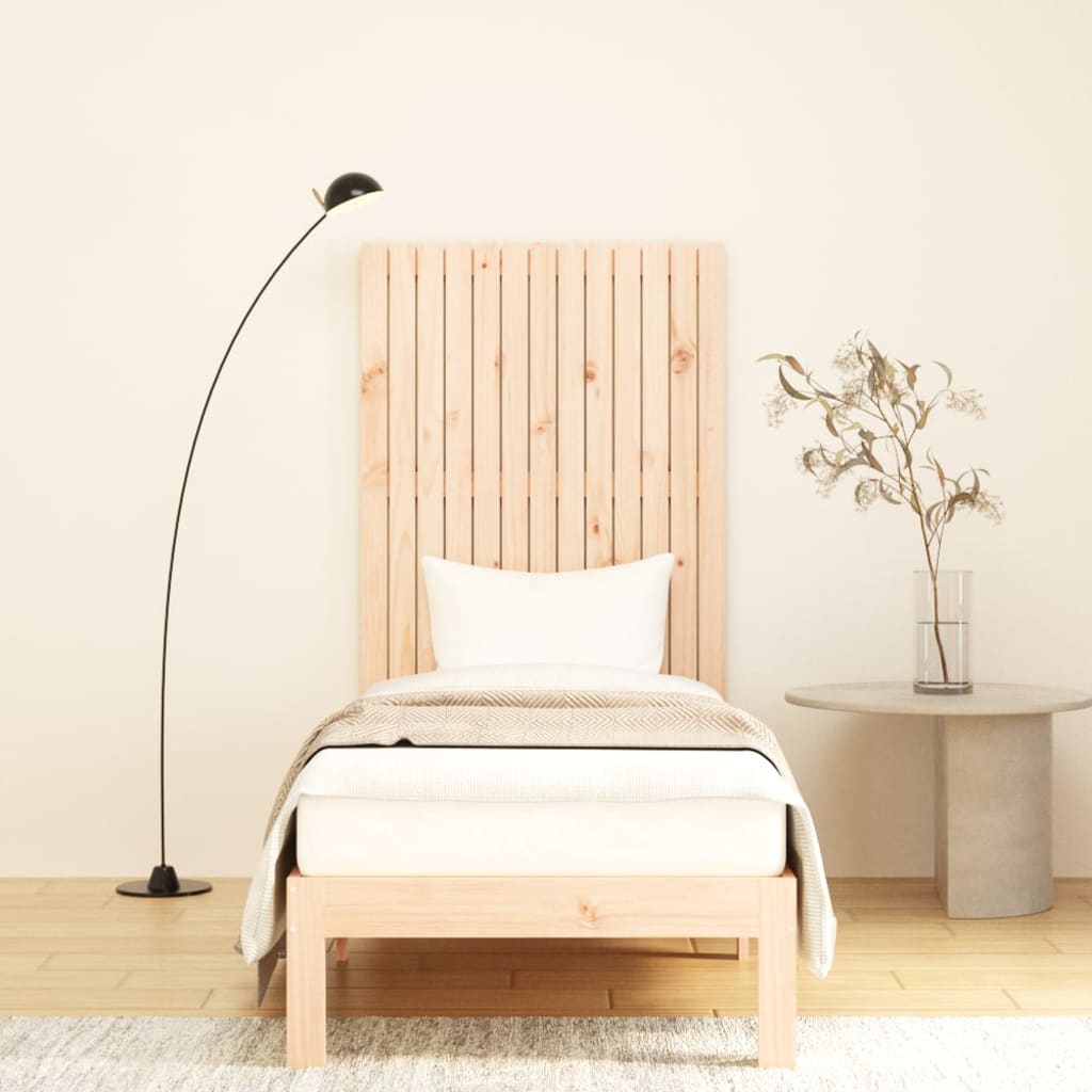 vidaXL Nástenné čelo postele 82,5x3x110 cm masívna borovica