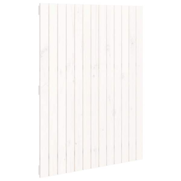 vidaXL seinale kinnitatav voodipeats, valge, 82,5x3x110 cm, m&auml;nnipuit