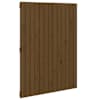 vidaXL seinale kinnitatav voodipeats, meepruun,82,5x3x110cm, m&auml;nnipuit