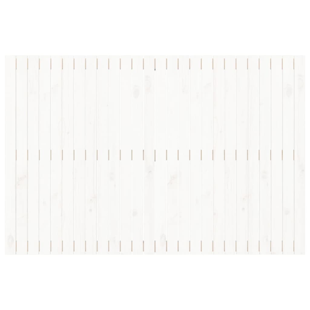 vidaXL Wandhoofdbord 166x3x110 cm massief grenenhout wit, foto 4
