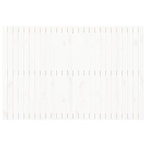 Nástěnné čelo postele bílé 166x3x110 cm masivní borové dřevo - obrázek 4