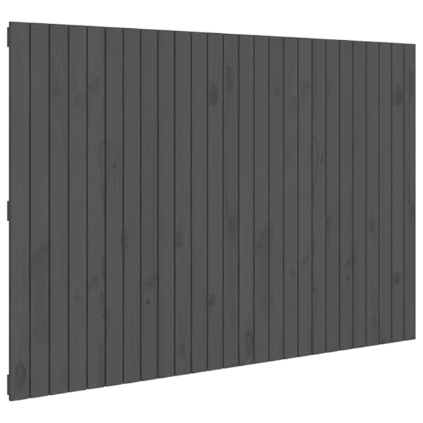 vidaXL seinale kinnitatav voodipeats, hall, 166x3x110 cm, m&auml;nnipuit