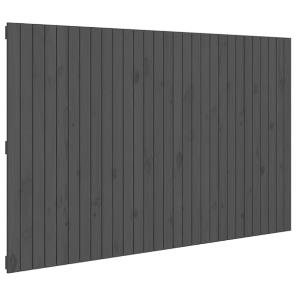 vidaXL seinale kinnitatav voodipeats, hall, 185x3x110 cm, m&auml;nnipuit