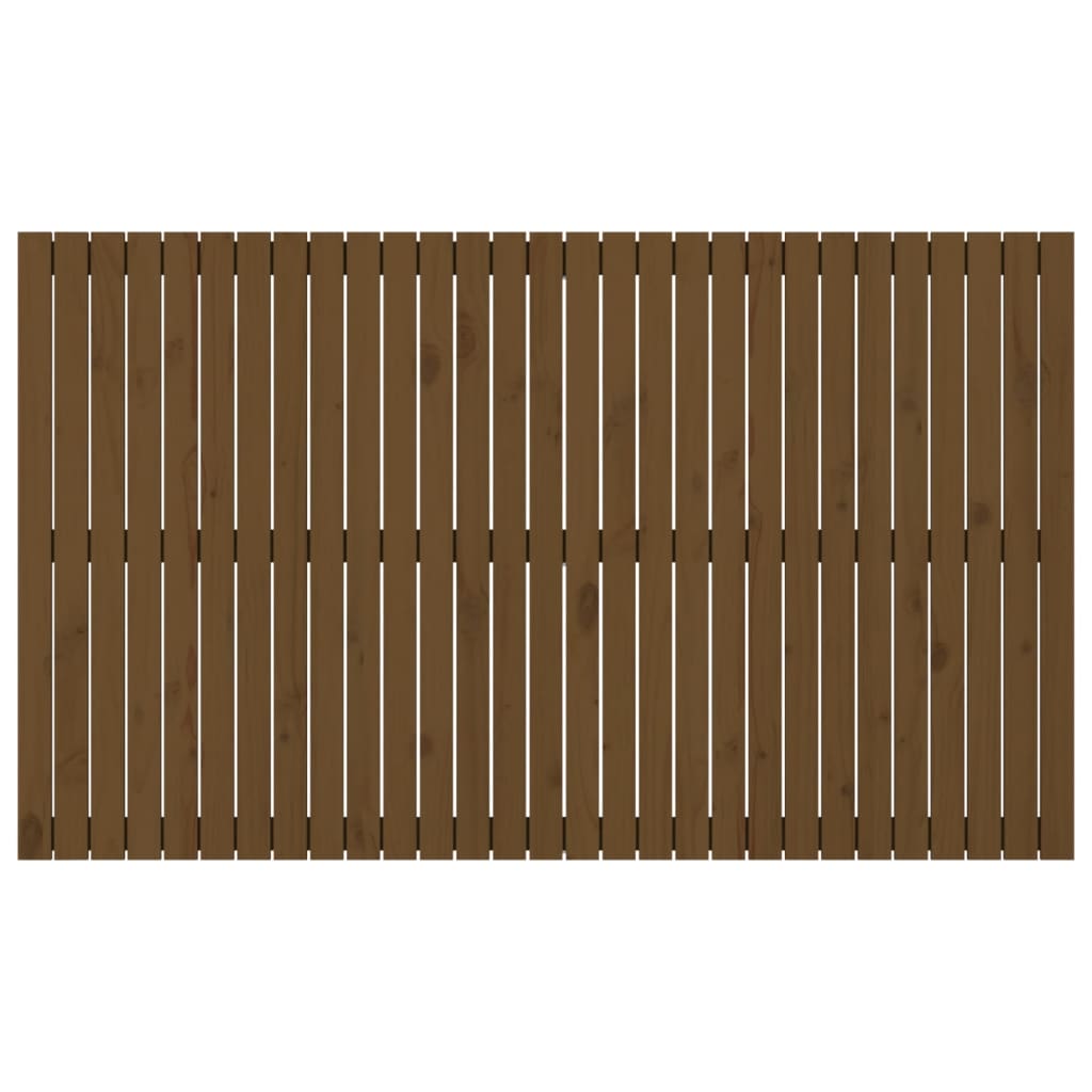 vidaXL Wandhoofdbord 185x3x110 cm massief grenenhout honingbruin bruin, foto 4