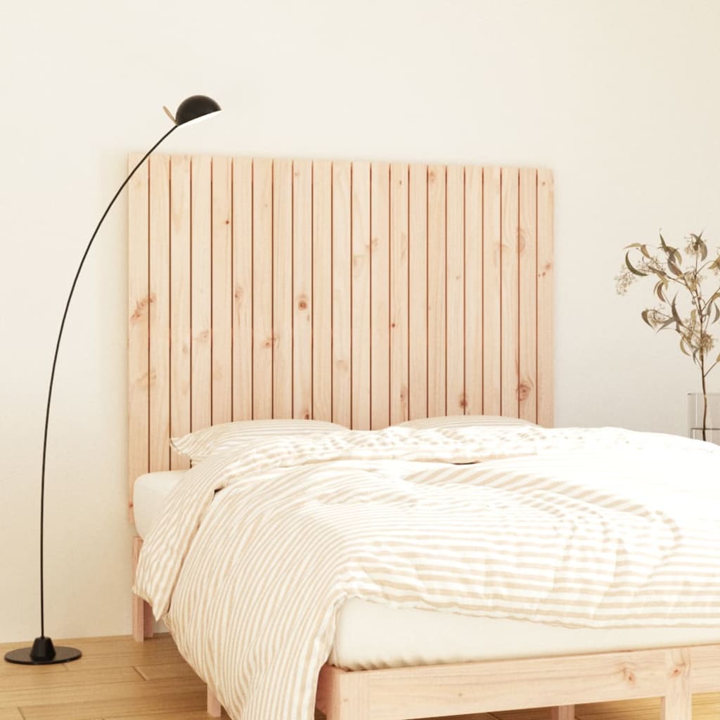 vidaXL Tăblie de pat pentru perete, 140x3x110 cm, lemn masiv de pin