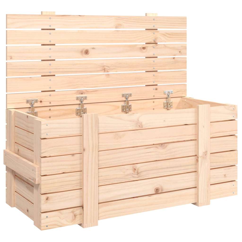vidaXL Úložný box 91 x 40,5 x 42 cm masivní borové dřevo