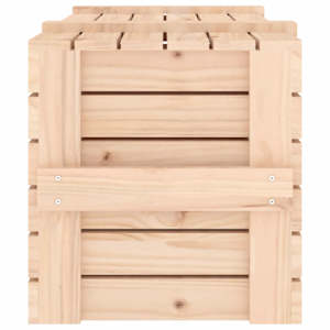 Úložný box 91 x 40,5 x 42 cm masivní borové dřevo - obrázek 8