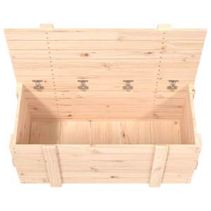 Úložný box 91 x 40,5 x 42 cm masivní borové dřevo - obrázek 9