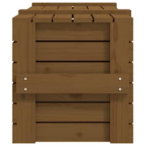Úložný box medově hnědý 91 x 40,5 x 42 cm masivní borové dřevo - obrázek 8