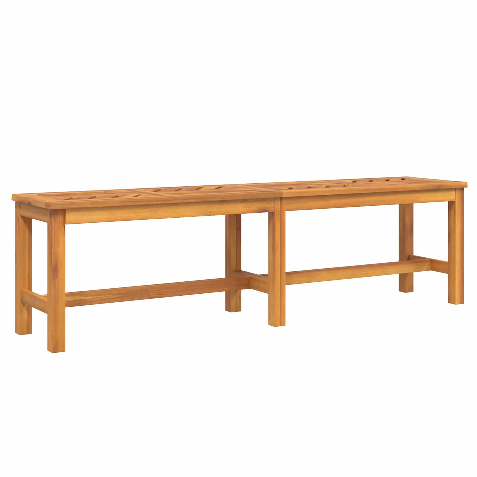 4 Piece Garden Dining Set Solid Wood Acacia - Image 4