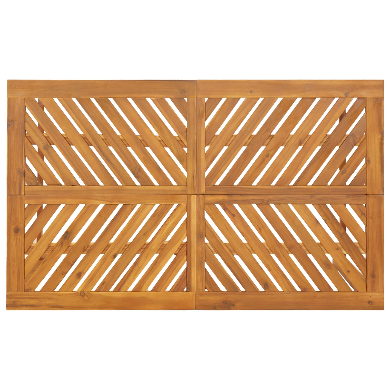 4 Piece Garden Dining Set Solid Wood Acacia - Image 9