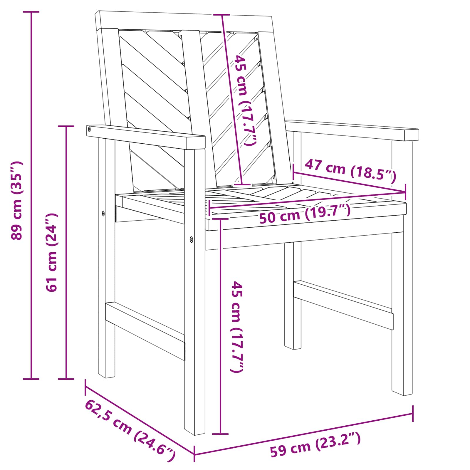 Комплект за хранене в градината 7 pcs Кафяво - Image 11