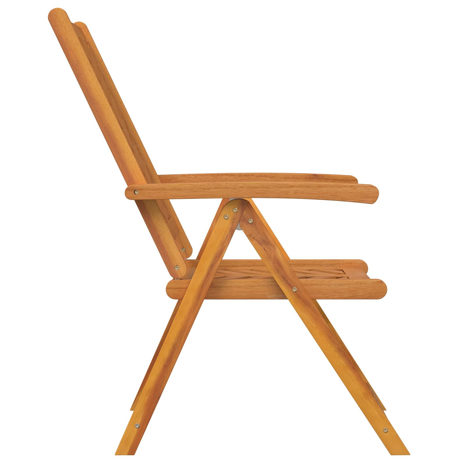 Tuinstoel 8 pcs Bruin 57 x 72 x 109 cm Massief Acaciahout image 6