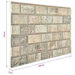 Nástěnné panely 10 pcs Písková 100 x 50 cm EPS pěna - obrázek 6