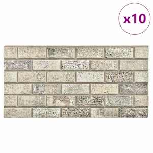 Nástěnné panely 10 pcs Písková 100 x 50 cm EPS pěna - obrázek 2