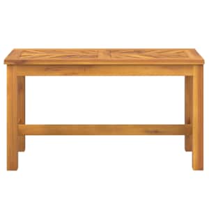 Zahradní lavice 80 cm masivní akáciové dřevo - obrázek 3