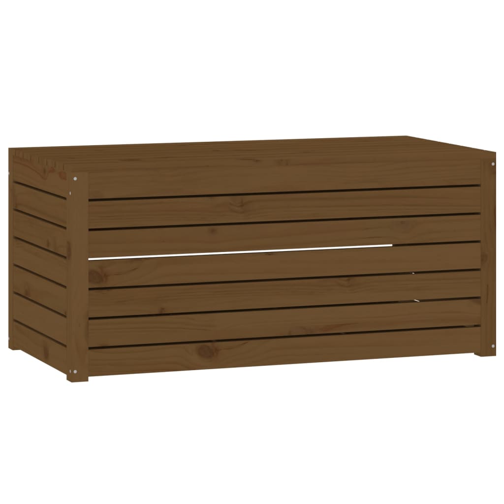 vidaXL Zahradní box medově hnědý 101x50,5x46,5 cm masivní borové dřevo