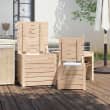 Vidaxl - Set 2 Pz Sgabello Da Bar In Legno Curvato Con Schienale E
