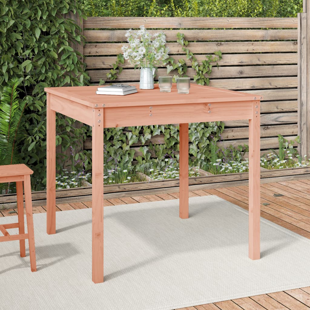 vidaXL Tr&auml;dg&aring;rdsbord 82,5x82,5x76 cm massivt douglastr&auml;