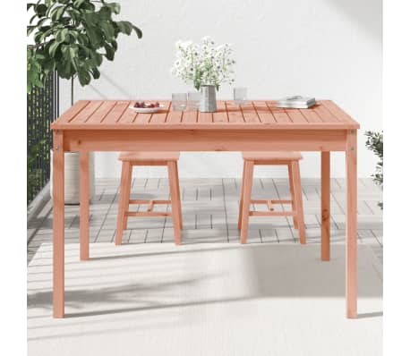 vidaXL Table de jardin 121x82,5x76 cm bois massif de douglas