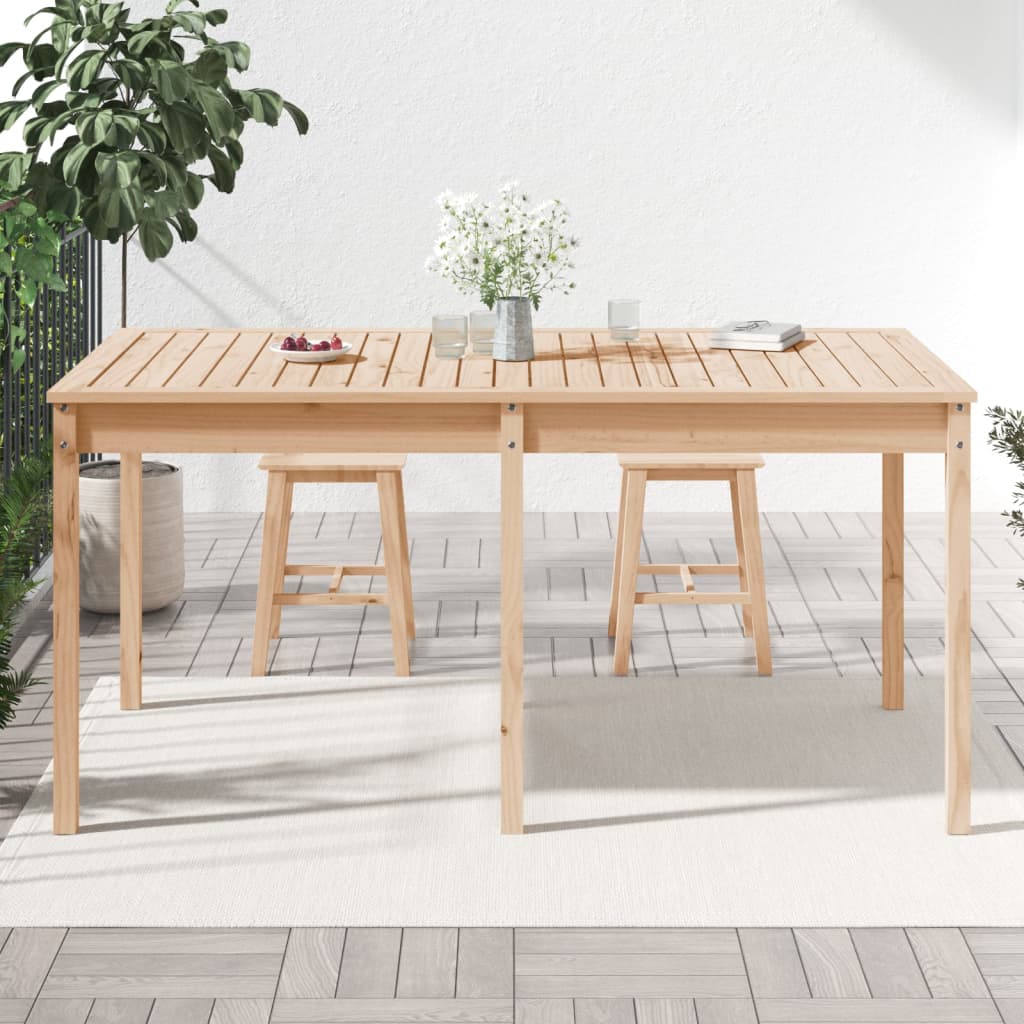 vidaXL Záhradný stolík 159,5x82,5x76 cm borovicový masív