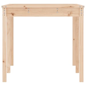 Zahradní stůl 159,5 x 82,5 x 76 cm masivní borové dřevo - obrázek 6