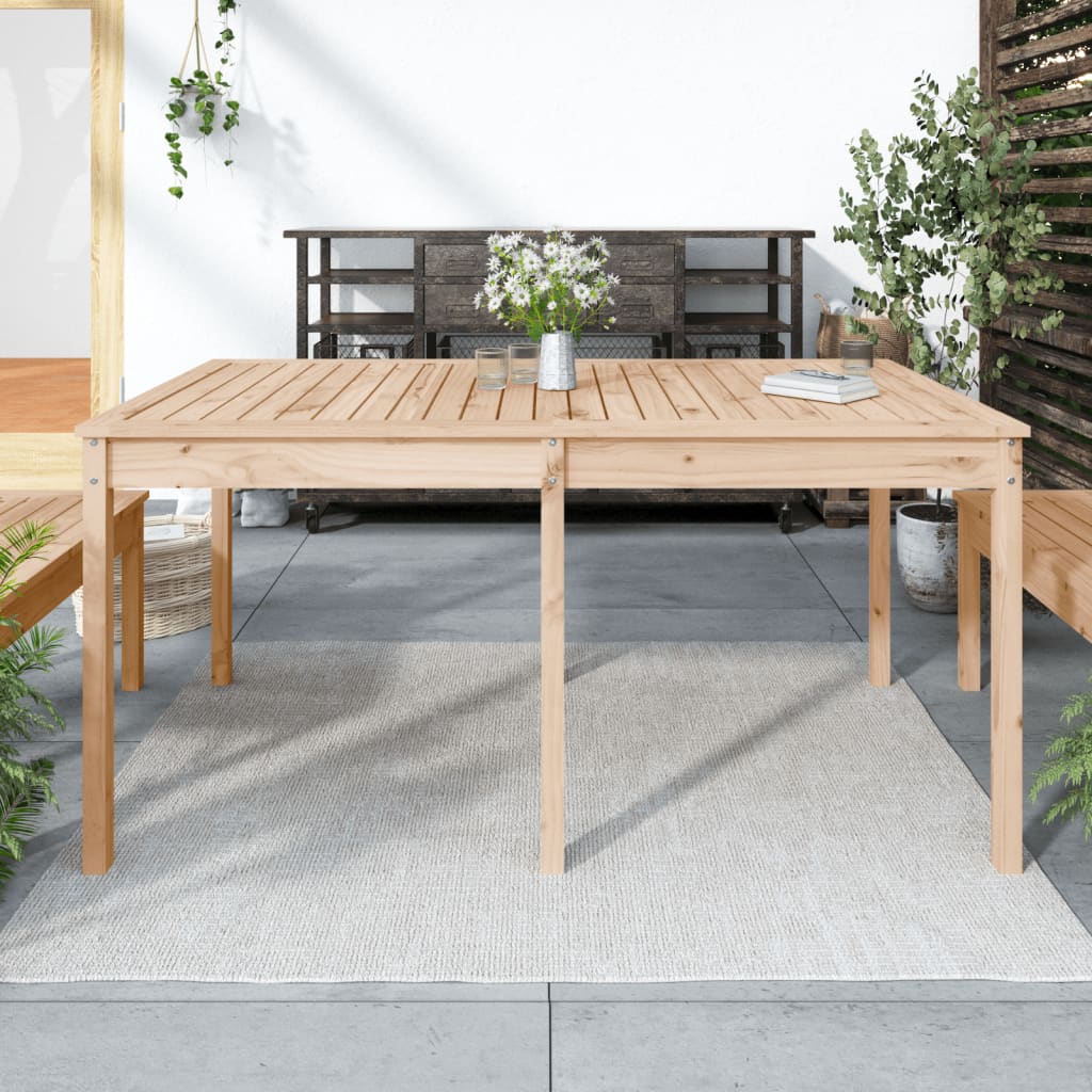 Zahradní stůl 159,5 x 82,5 x 76 cm masivní borové dřevo