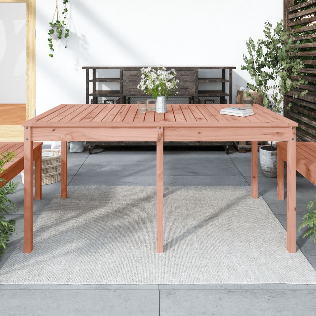 vidaXL Table de jardin 159,5x82,5x76 cm bois massif de douglas