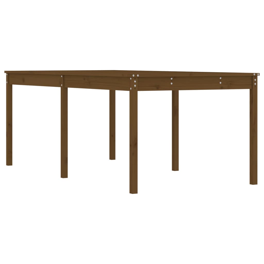 vidaXL Zahradní stůl medově hnědý 203,5 x 100 x 76 cm masivní borovice