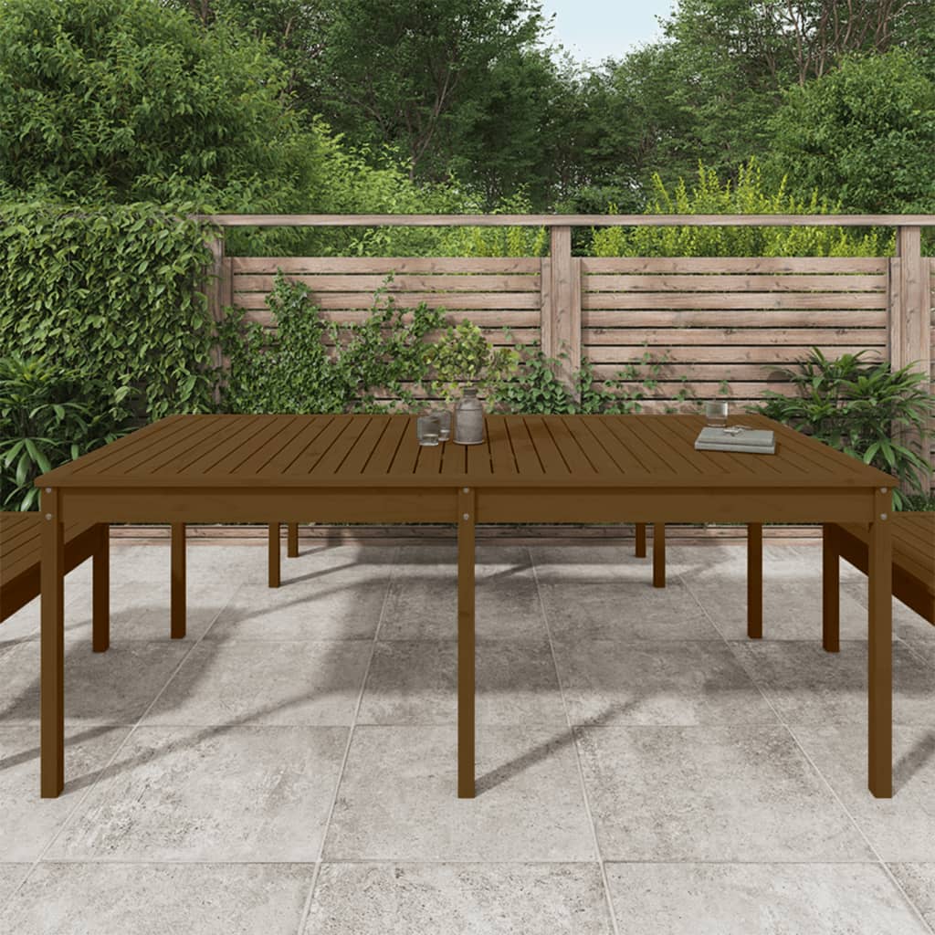 Thumbnail - vidaXL Gartentisch Honigbraun 203,5x100x76 cm Massivholz Kiefer