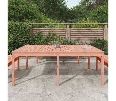 vidaXL Garden Table 203.5x100x76 cm Solid Wood Douglas