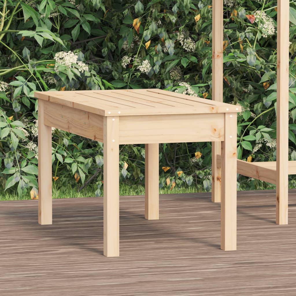 vida XL Gartenbank 80x 44x 45 cm Massivholz Kiefer