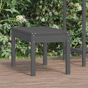 Vrtna klop siva 80x44x45 cm trdna borovina