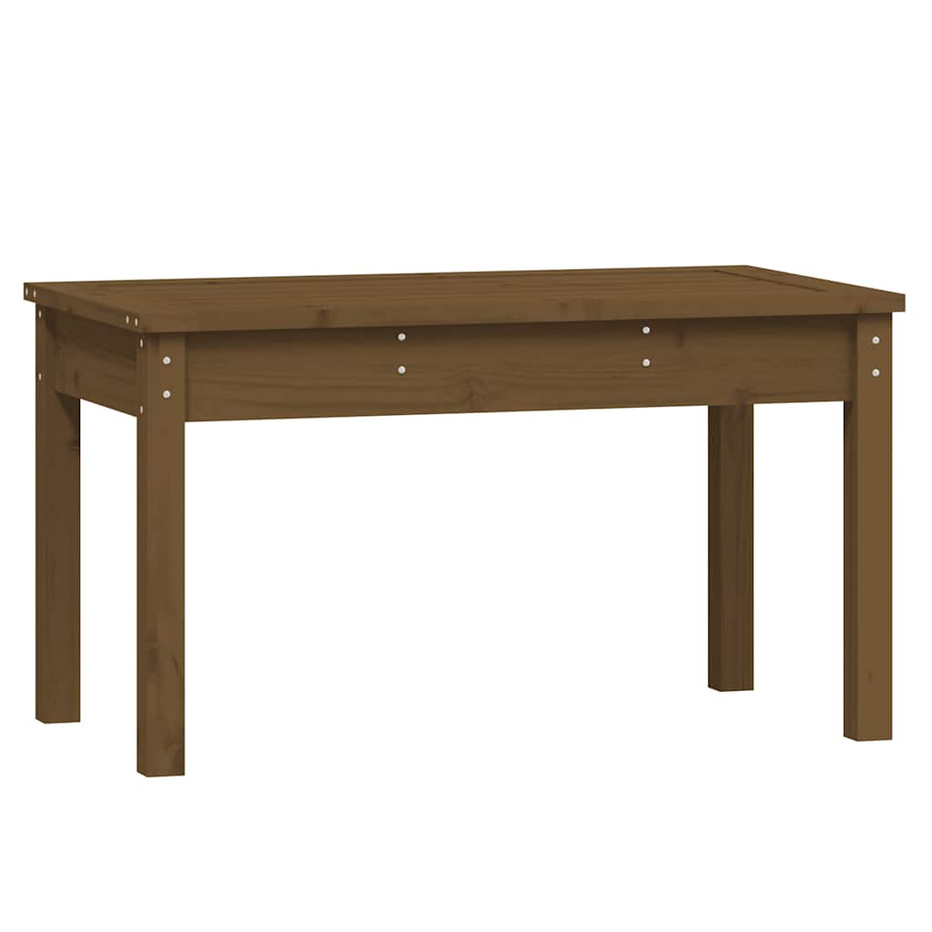 vidaXL Zahradní lavice medově hnědá 80x44x45 cm masivní borové dřevo